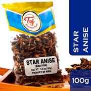 TAJ Premium Indian Star Anise Seeds (Whole Pods) Badian Khatai