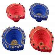 Diya Pink And Blue Fancy