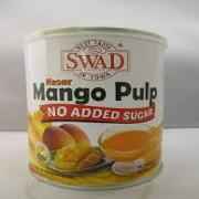 Swad Kesar Mango Pulp No Sugar