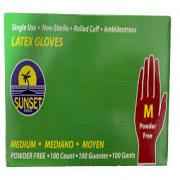 Sunset Latex Gloves M
