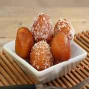 Freshly Made Gulab Jamun With Coconut