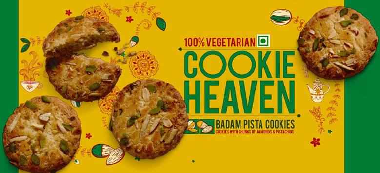 Haldirams Cookie Heaven Badam Pista Cookies