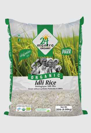24 Mantra Organic Idli Idly Rice 20LB
