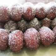 Freshly Made Gulab Jamun With Coconut