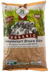 24 Mantra Organic Brown Sonamasuri Sona Masoori Rice