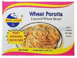 Daily Delight Frozen Wheat Porotta Paratha