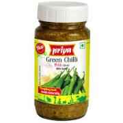 Priya Green Chilli (Sliced) Pickle