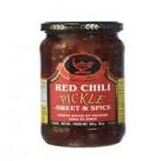 Deep Red Chili Pickle (Sweet And Spicy)