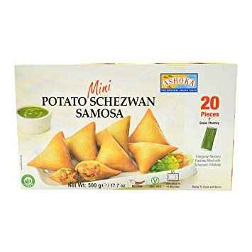 Ashoka Potato Schezwan Mini Samosa (20 Pieces)