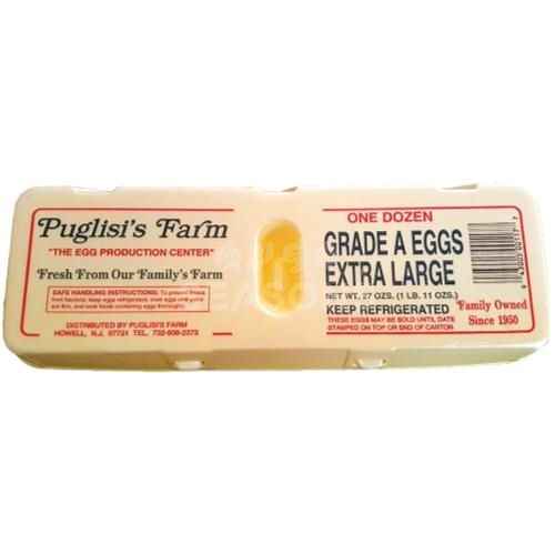 Puglisis Farm Grade A White Eggs