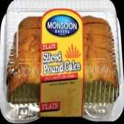 Monsoon Bakery Plain Sliced Pound Cake