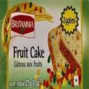 Britannia Eggless Fruit Cake Sliced