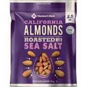 Members Mark Dry Roasted Almonds With Sea Salt