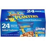 Planters Salted Cashews   1 Oz.