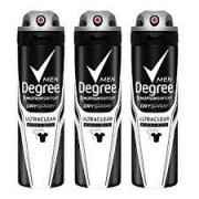 Degree Motionsense Dryspray For Men  Ultraclear Black And White 3.8 Oz