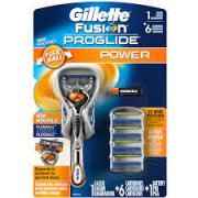 Gillette Fusion Proglide Power Razor With Flexball Handle
