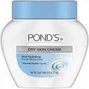 Ponds Dry Skin Cream Two 10.1 Oz.  One 3.9 Oz.