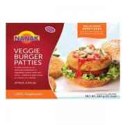Nanak Veggie Burger Patties 100% Vegetarian (8 Pieces)