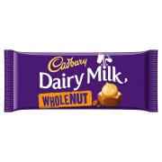 CADBURY DAIRY MILK WHOLE NUT