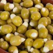 OLYBIO GREEN OLIVES W/ALMONDS