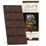 LINDT DARK CHOC 85% COCOA