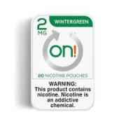 ON! NICOTINE 2MG POUCHES WINTERGREEN