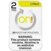 ON! NICOTINE 2MG POUCHES CITRUS