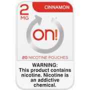 ON! NICOTINE 2MG POUCHES CINNAMON