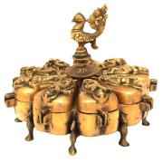 KUMKUM FANCY BRASS BOX