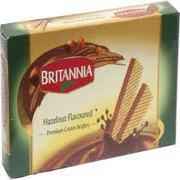 BRITANNIA HAZELNUT FLAVOURED WAFERS