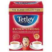 TETLEY EXTRA STRONG TEA 75 BAGS
