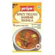 Priya Spicy Telugu Sambar Masala Powder