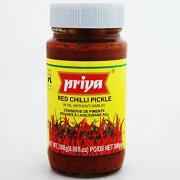 RED CHILLI PICKLE W/O GARLIC PRIYA