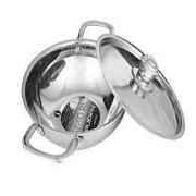 S.S KADAI W LID 3 PLAY NAGINA 24cm