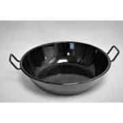 BLACK DOTTED KADAI MOTHERS PRIDE 24cm