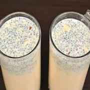 ALMOND MILK DRINK WITH BASIL SEED GRAIN MARKET