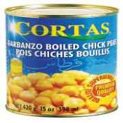 CHICK PEAS BOILED CORTAS