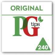 PG TIPS ORIGINAL 240 PYRAMID TEA BAGS