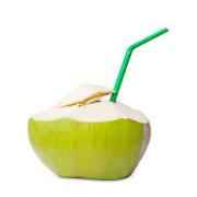 COCONUT WATER WITH STRAW