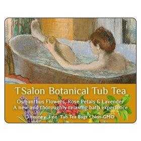 TSalon Botanical Tub Tea with Osmanthus Flowers, Rose Petals & Lavender
