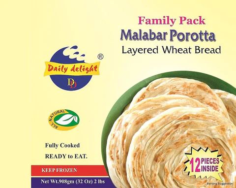 Daily Delight Malabar Parota Family Pack