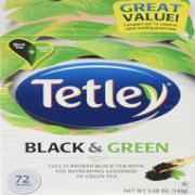 TEA TETLEY BLACK And GREEN