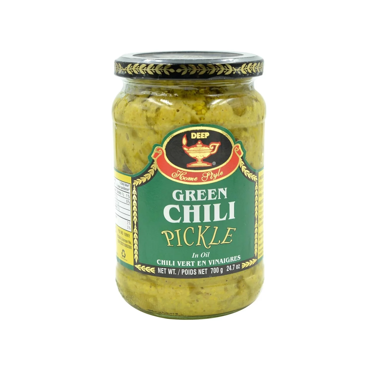 DEEP GREEN CHILLI PICKLE