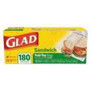 GLAD SANDWICH BAG FOLD TOP