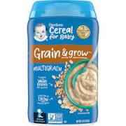 GERBER GRAIN And GROW MULTIGRAIN CEREAL