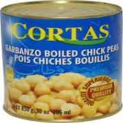 CHICK PEAS BOILED CORTAS