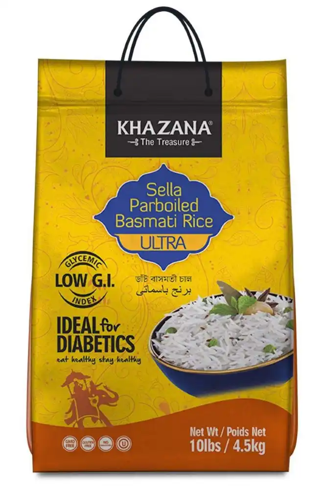 Khazana Sella Parboiled Basmati Rice