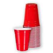 25 Cups Red