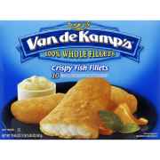 VAN DE KAMPS CRISPY WHOLE FISH FILLETS