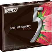 5 GUM SOUR STRAWBWRRY FLOOD